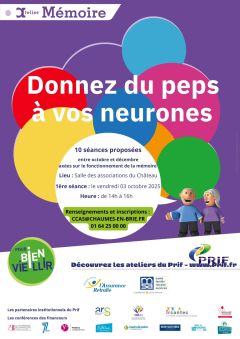 Ateliers Mémoire proposés par le CCAS