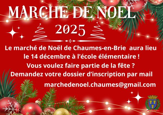 Marché de Noël - Inscription exposants