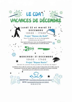 CDA Vacances de Décembre