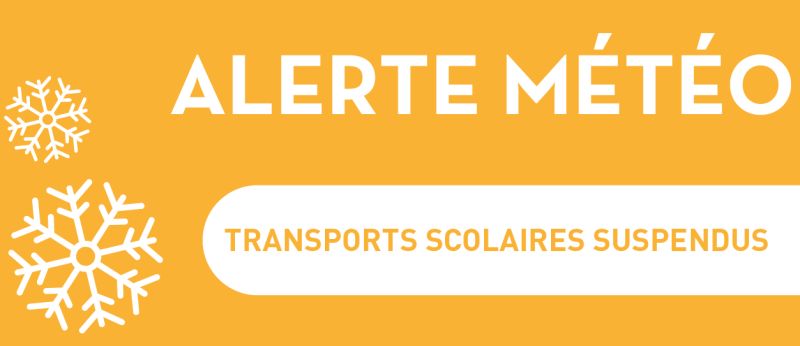 Transports scolaires suspendus mercredi 7 janvier