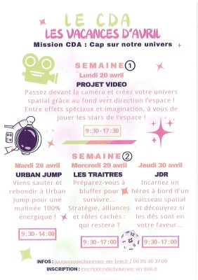 CDA des vacances d'Avril