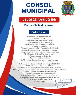 Conseil municipal