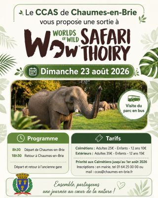 Sortie organisée par le CCAS
