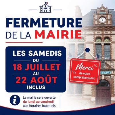 Fermeture de la Mairie