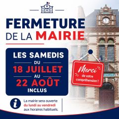 Fermeture de la Mairie
