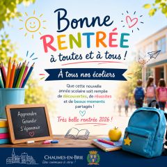 🎒📚 Bonne rentrée à toutes et à tous ! ✏️🍎