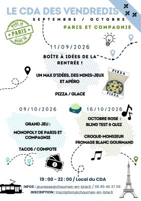 Les vendredis du CDA