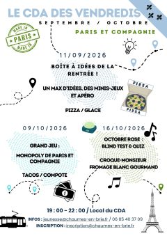 Les vendredis du CDA