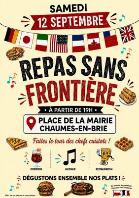 🌍🍽️ REPAS SANS FRONTIÈRE – SAVEURS DU MONDE ! 🎶